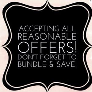 Black and White Bundle & Offer Sign